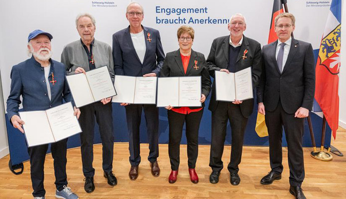 Burghard Pieske mit Bundesverdienstkreuz ausgezeichnet